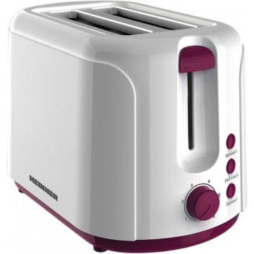 Heinner TP-750BG - Toaster mit zwei Schlitzen 750W/230V weiß/violett