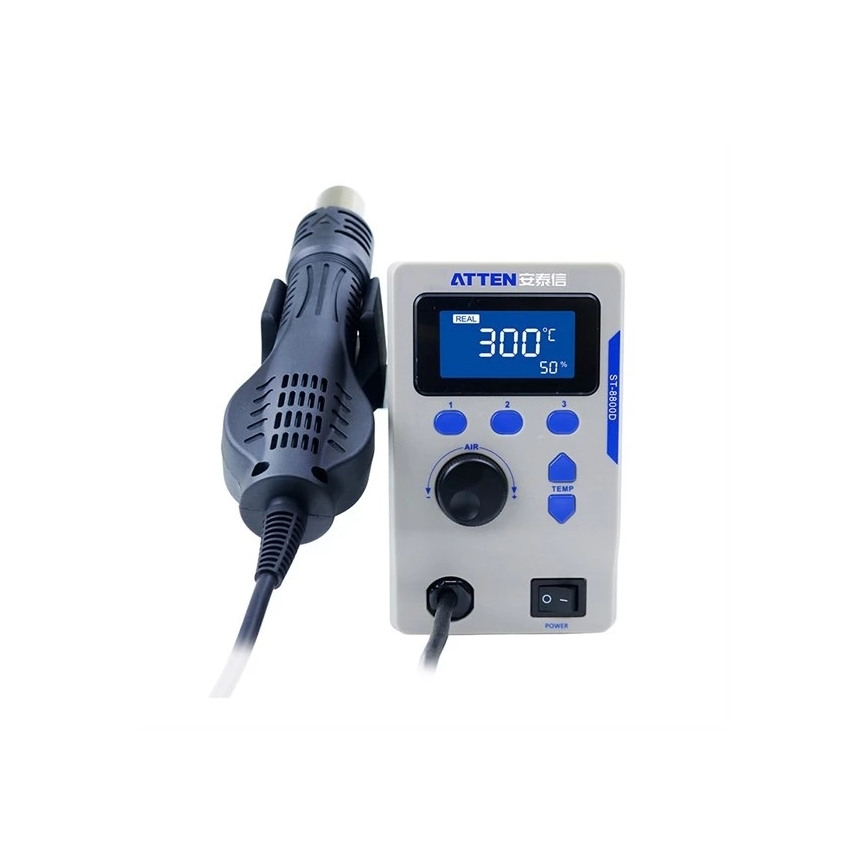 Heißluft-Lötstation mit LCD-Anzeige 800 W/230 V