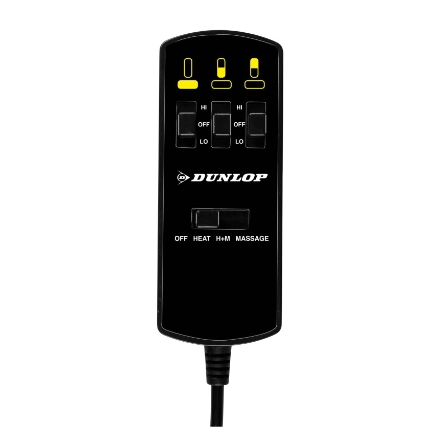 Heiz- und Massage-Auflage für das Auto DUNLOP 12V