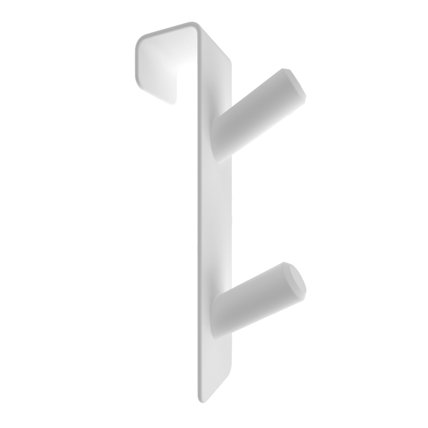 Heizkörperhaken INOX, Edelstahl/Weiß