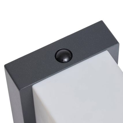Hesperide - LED-Solar-Wandleuchte mit Bewegungs- und Dämmerungssensor MULTY LED/3,7V 2600 mAh IP65 Anthrazit