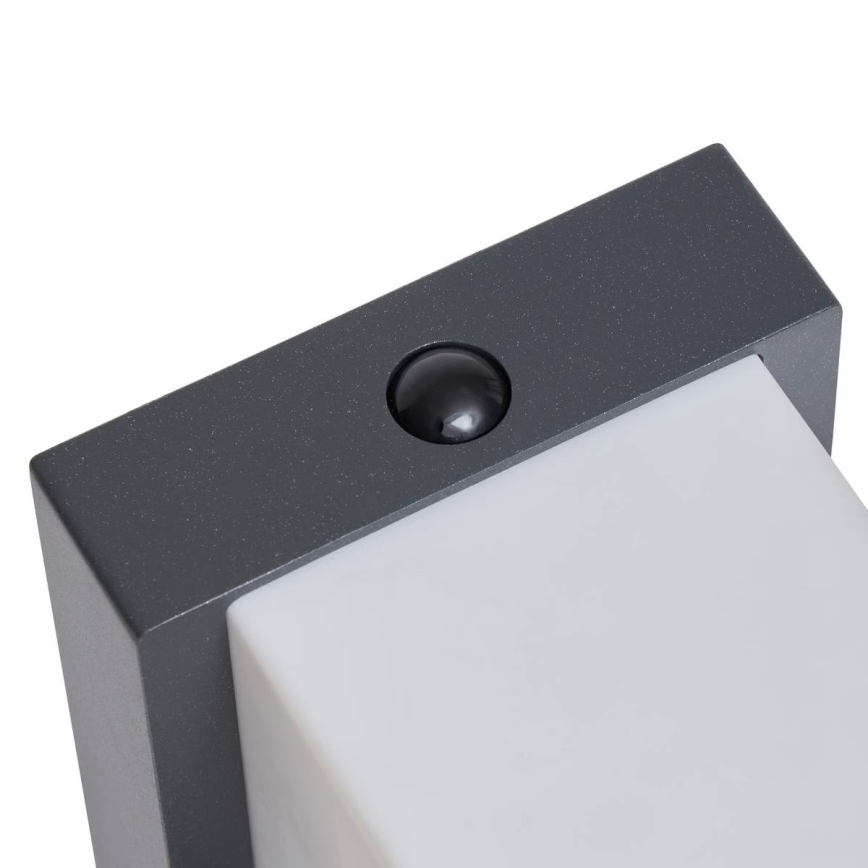 Hesperide - LED-Solar-Wandleuchte mit Bewegungs- und Dämmerungssensor MULTY LED/3,7V 2600 mAh IP65 Anthrazit
