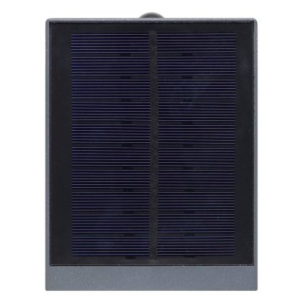 Hesperide - LED-Solar-Wandleuchte mit Bewegungs- und Dämmerungssensor MULTY LED/3,7V 2600 mAh IP65 Anthrazit