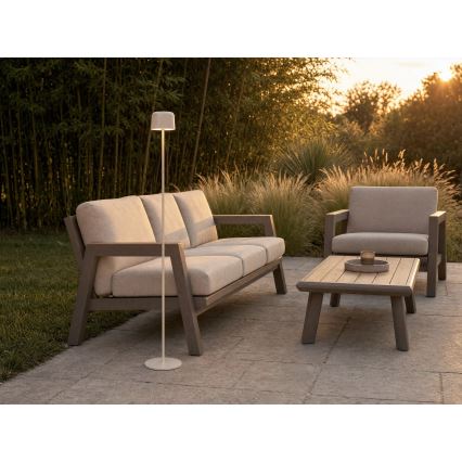 Hesperide - LED-Solarlampe BOLTY LED/3,7V 2600 mAh IP65 beige