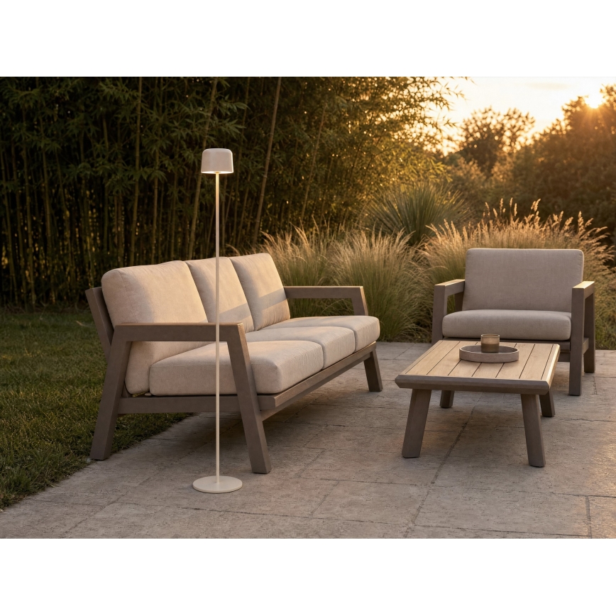 Hesperide - LED-Solarlampe BOLTY LED/3,7V 2600 mAh IP65 beige