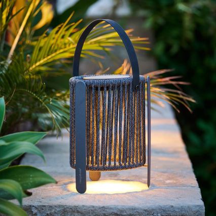 Hesperide - LED-Solarlampe LINY LED, 3,7 V, 2600 mAh, IP54, Anthrazit