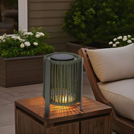 Hesperide - LED Solarlampe LINY LED/3,7V 2600 mAh IP54 grün