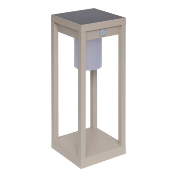 Hesperide - LED-Solarlaterne mit Bewegungssensor PIKY LED/3,7V 2600 mAh 40 cm IP65 beige