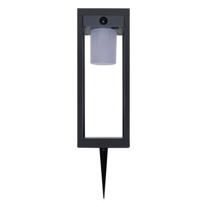 Hesperide - LED-Solarlaterne mit Bewegungsmelder PIKY LED/3,7 V 2600 mAh 40 cm IP65 anthrazit