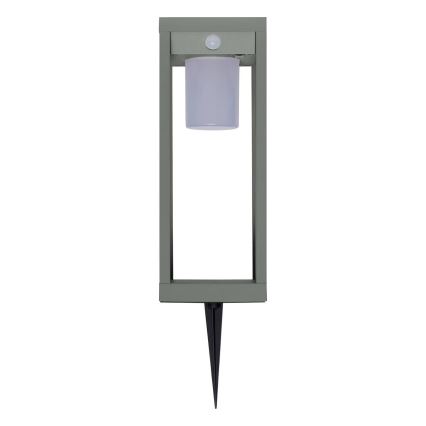 Hesperide - LED Solarleuchte mit Bewegungsmelder PIKY LED/3,7V 2600 mAh 40 cm IP65 grün