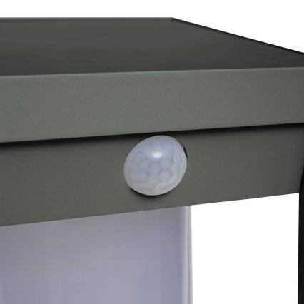 Hesperide - LED Solarleuchte mit Bewegungsmelder PIKY LED/3,7V 2600 mAh 40 cm IP65 grün