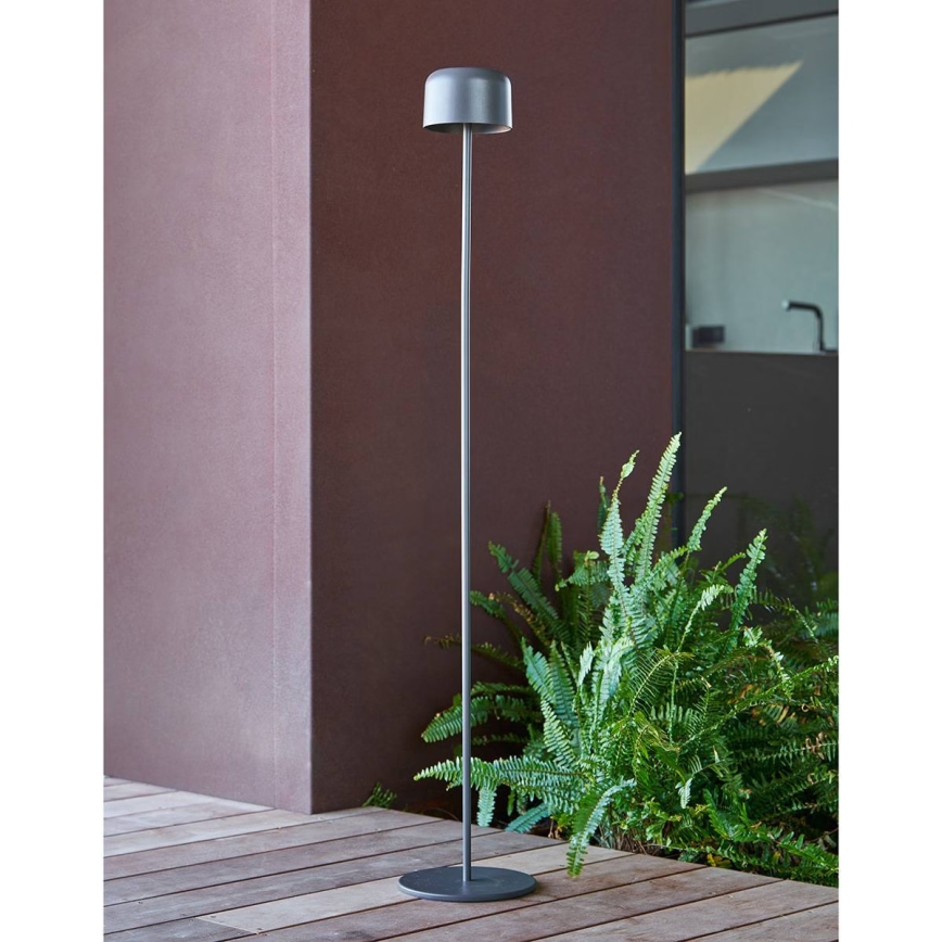 Hesperide - LED Solarleuchte BOLTY LED/3,7V 2600 mAh IP65 Anthrazit