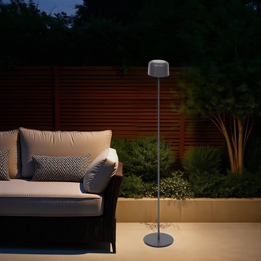Hesperide - LED Solarleuchte BOLTY LED/3,7V 2600 mAh IP65 Anthrazit