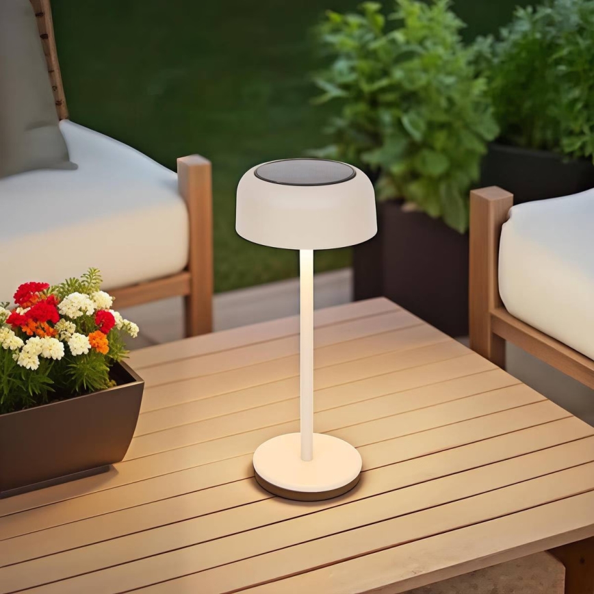 Hesperide - LED-Solartischlampe BOLTY LED/3,7V 2600 mAh IP65 beige