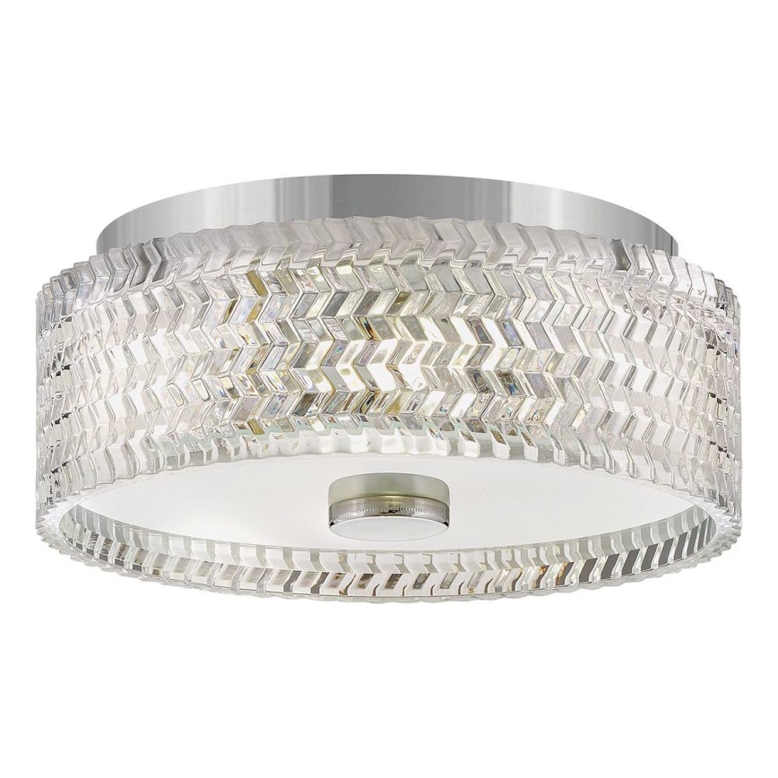 Hinkley Deckenleuchte ELLE 2xE27/60W/230V d 30,5 cm glänzendes Chrom