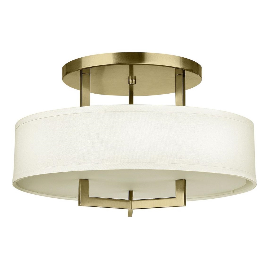 Hinkley - Deckenleuchte HAMPTON 3xE27/60W/230V Ø 50,8 cm goldfarben