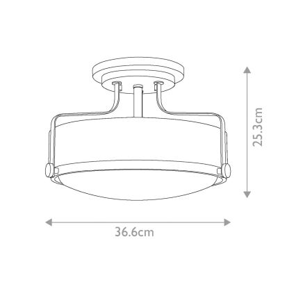 Hinkley - Deckenleuchte HARPER 3xE27/60W/230V