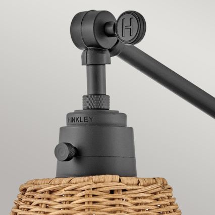 Hinkley - Wandspot ARTI 1xE27/60W/230V schwarz/braun