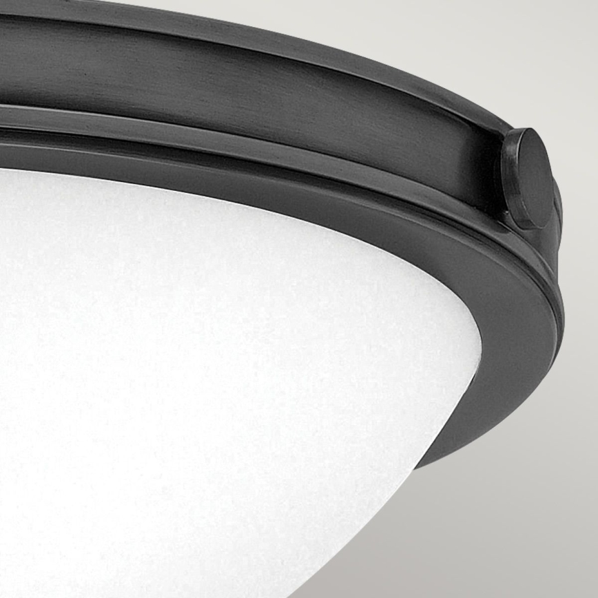 Hinkley - Deckenleuchte COLLIER 2xE27/40W/230V Ø 34,6 cm schwarz