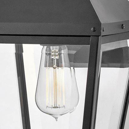 Hinkley - Außenwandleuchte DAWSON M 1xE27/60W/230V IP44 schwarz