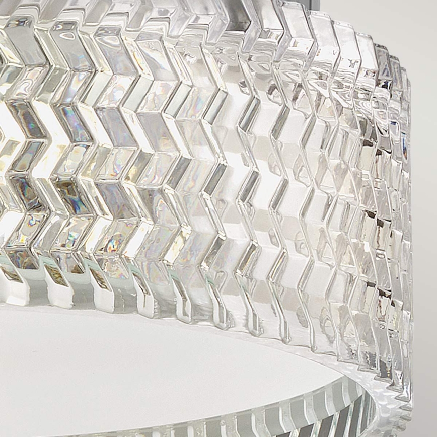 Hinkley Deckenleuchte ELLE 2xE27/60W/230V d 30,5 cm glänzendes Chrom