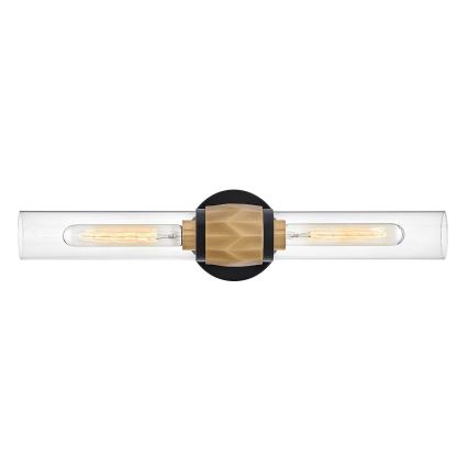 Hinkley - Badezimmer-Wandleuchte ELLISON 2xE27/40W/230V IP44 golden