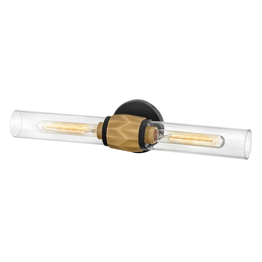 Hinkley - Badezimmer-Wandleuchte ELLISON 2xE27/40W/230V IP44 golden