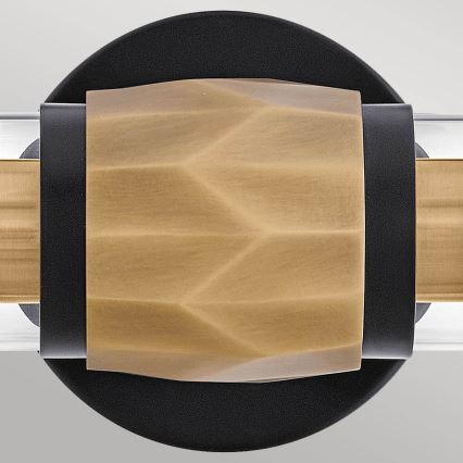 Hinkley - Badezimmer-Wandleuchte ELLISON 2xE27/40W/230V IP44 golden