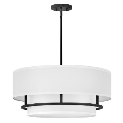 Hinkley - Aufbau-Deckenleuchte GRAHAM 4xE14/40W/230V schwarz