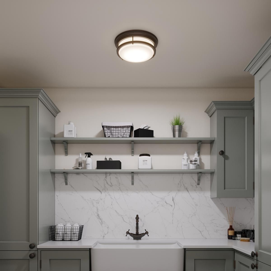 Hinkley - Deckenleuchte HADLEY für Badezimmer 3xE27/40W/230V IP44 Bronze