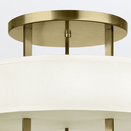 Hinkley - Deckenleuchte HAMPTON 3xE27/60W/230V Ø 50,8 cm goldfarben