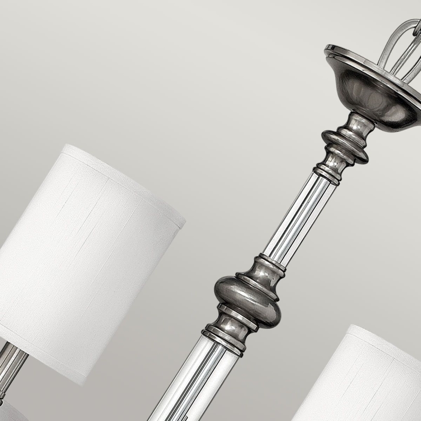 Hinkley - Kronleuchter an Kette SUSSEX 9xE14/40W/230V mattchrom