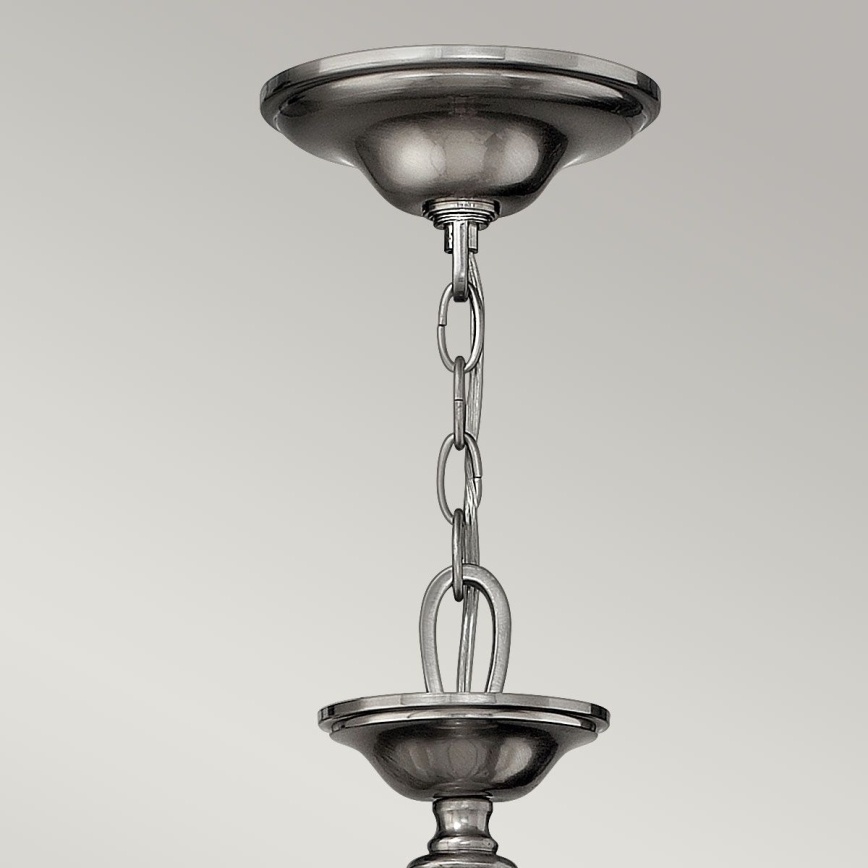 Hinkley - Kronleuchter an Kette SUSSEX 9xE14/40W/230V mattchrom