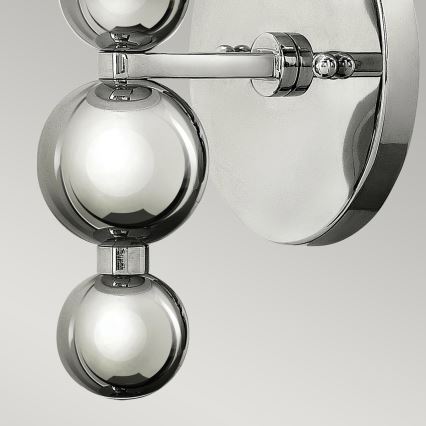 Hinkley - Wandleuchte ZELDA, 1xE27/60W/230V, glänzender Chrom