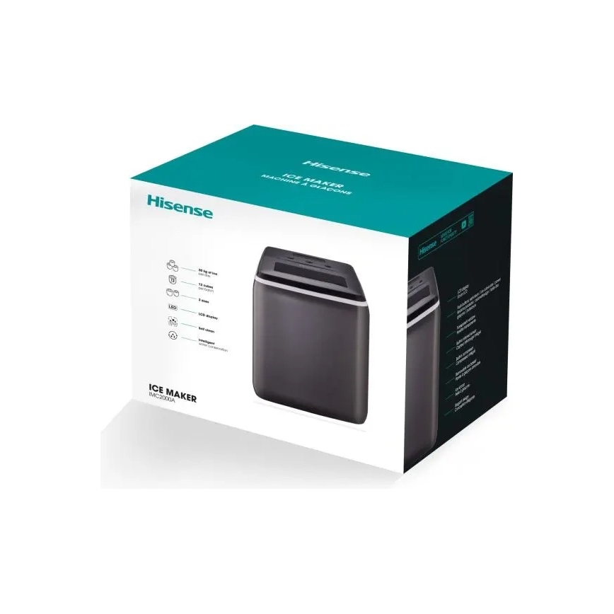 HISENSE IMC2000A - Eiswürfelbereiter 2,8 l 120W/230V schwarz