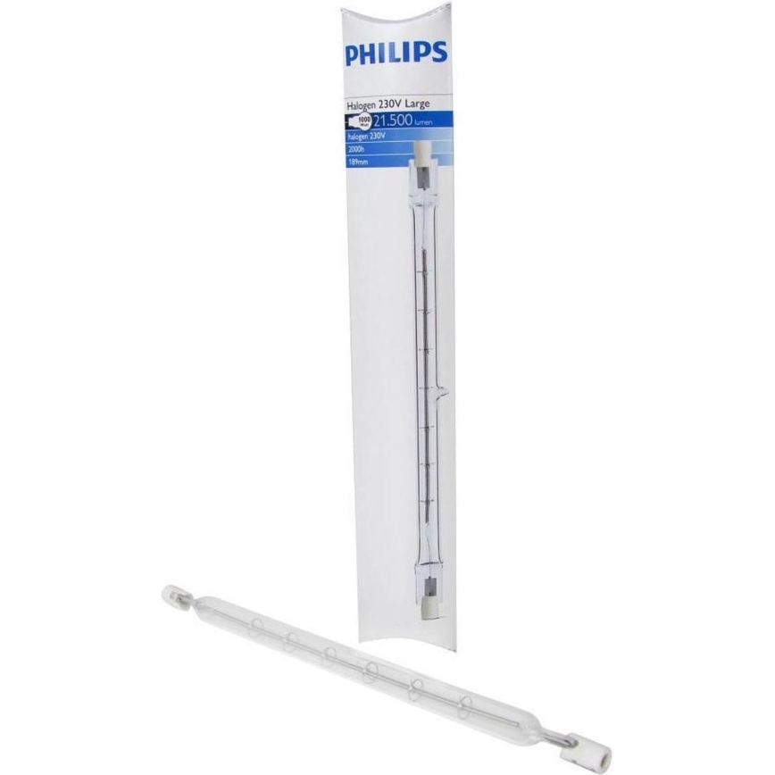 Hochleistungs-Glühlampe Philips R7s/1000W/230V 2900K 189 mm