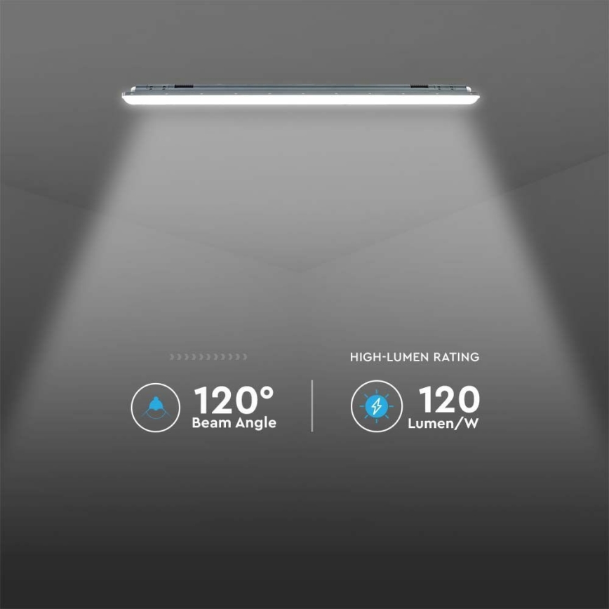 Hochleistungs-LED-Leuchtstofflampe mit Sensor  X-SERIES LED/36W/230V 6500K 120 cm IP65