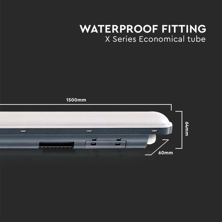 Hochleistungs-LED-Leuchtstofflampe X-SERIES LED/48W/230V 4000K 150 cm IP65