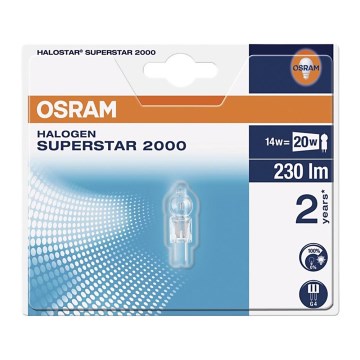 Hochleistungs-Leuchtmittel HALOSTAR G4/14W/12V 2800K - Osram