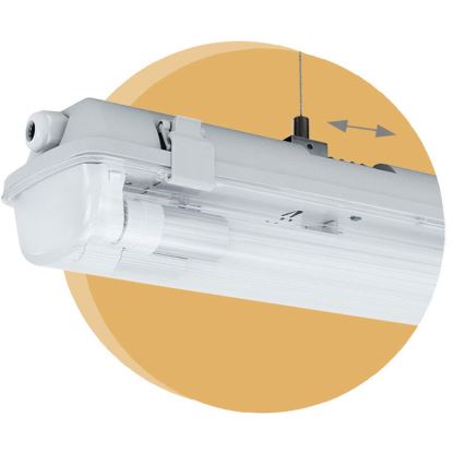 Hochleistungs-Leuchtstofflampe LIMEA T8 2xG13/10W/230V IP65 1500mm