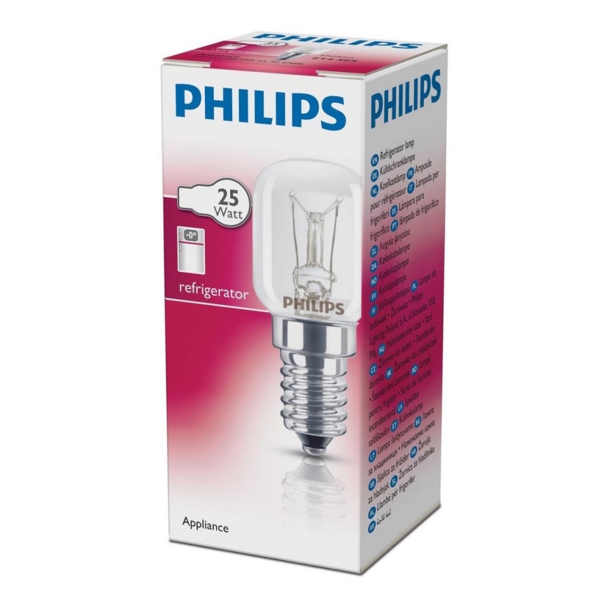 FotoPlus - Philips Kühlschranklampe T25 E14 25W für Kühlschrank