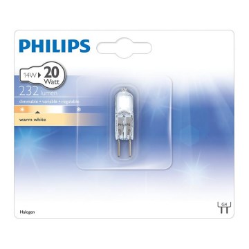 Hochleistungsglühlampe Philips HALOGEN G4/14W/12V 2900K