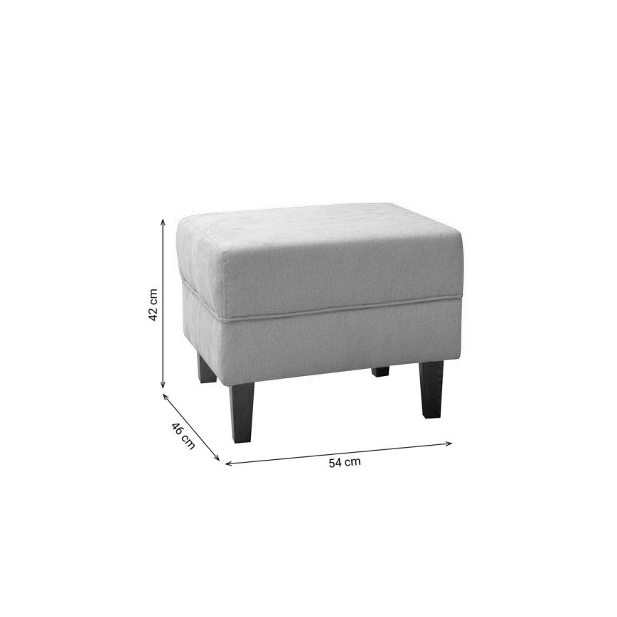 Hocker GALA 42x54 cm Anthrazit