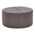 Hocker JING Ø 80 cm, braun