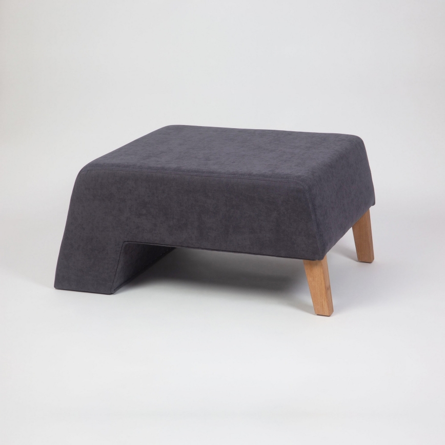 Hocker KATE 60x84 cm grau