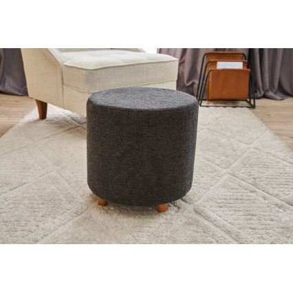 Hocker KIMA, Ø 40 cm, Anthrazit