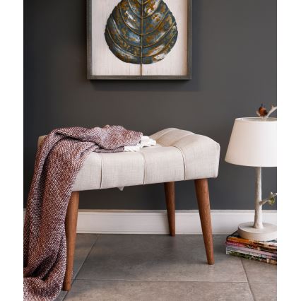 Hocker LUMI 40x58 cm creme