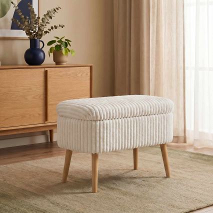 Hocker MOLIS 35x60 cm, weiß