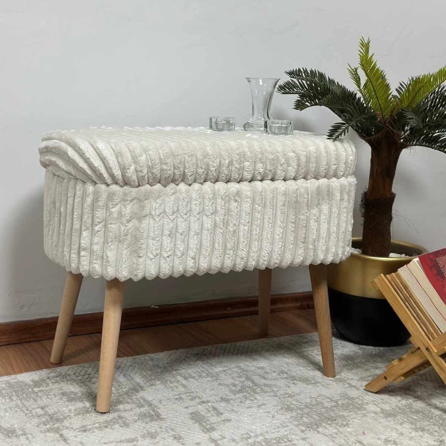 Hocker MOLIS 35x60 cm, weiß