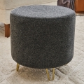 Hocker NANI Ø 40 cm Anthrazit